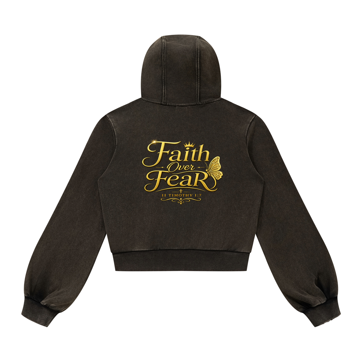Women’s Vintage Wash Full Zip Hoodie