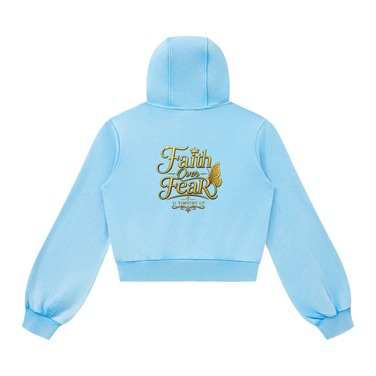 Women’s Vintage Wash Full Zip Hoodie